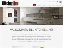 Tablet Screenshot of kitchenline.se