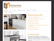 Tablet Screenshot of kitchenline.no